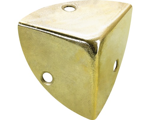 Colțar exterior de protecție Hettich 36x36x36 mm, pentru cutii de lemn, oțel alămit, pachet 25 bucăți Colțar exterior de protecție Hettich 36x36x36 mm, pentru cutii de lemn, oțel alămit, pachet 25 bucăți