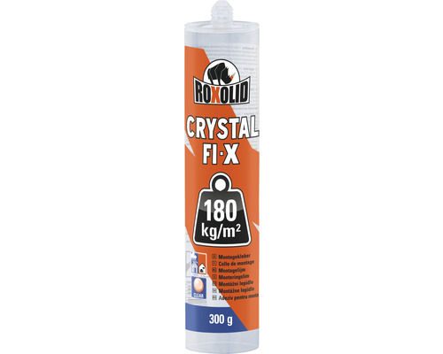 Adeziv de montaj Roxolid Crystal FI-X 300 g Adeziv de montaj Roxolid Crystal FI-X 300 g