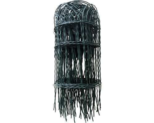 Gard decorativ arcuit Keiserthal 0,4x10 m verde O rolă de plasă împletită din sârmă