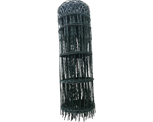 Gard decorativ arcuit Keiserthal 0,65x10 m verde O rolă de plasă de sârmă pentru garduri de vânat.