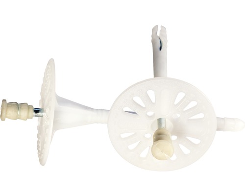 Diblu THERMOMASTER 8x155 mm cui metalic 200 bucăți Două dibluri izolante pentru fixarea plăcilor izolante