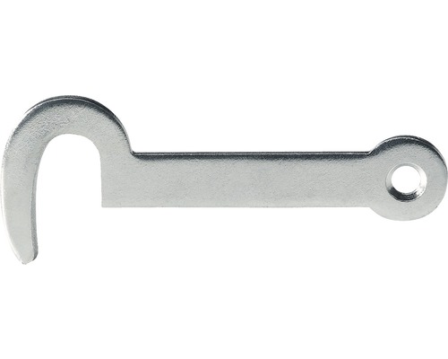 Cârlig închidere cutii de lemn Hettich 27x70 mm, oțel zincat, pachet 20 bucăți Cârlig închidere cutii de lemn Hettich 27x70 mm, oțel zincat, pachet 20 bucăți