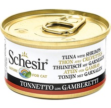 Schehesir hrană pentru pisici ton cu creveți la conservă