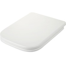 Capac WC cu închidere lentă form & style Angular duroplast alb 45,5x34 cm-thumb-1