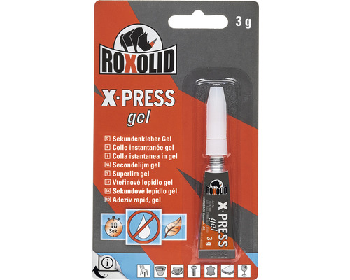 Roxolid X-Press Gel adeziv rapid, 3 grame