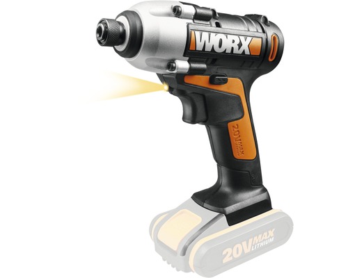 Mașină de înșurubat cu impact Worx WX290.9 20V max 107Nm, max. 2500 r/min, fără acumulator și încărcător