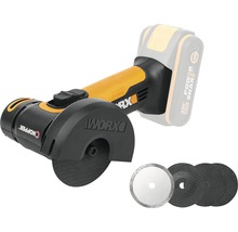 Mini-polizor unghiular cu acumulator Worx Chopper cu discuri de tăiere