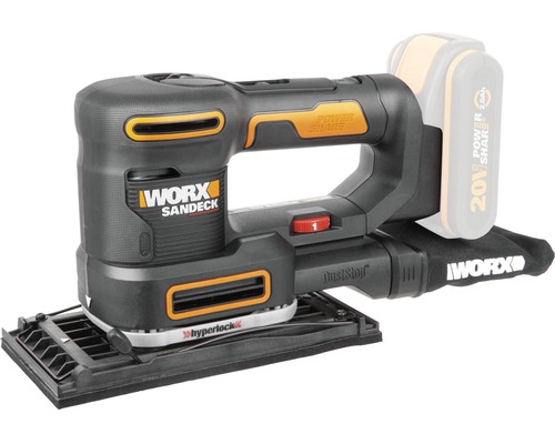 Șlefuitor multifuncțional cu acumulator Worx Sandeck cu aspirare praf