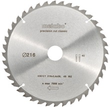 Disc fierăstrău circular Metabo Classic Ø216x2,4x30 mm 40 dinți-thumb-1