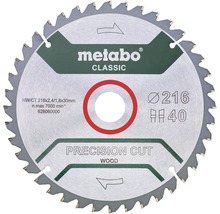 Disc fierăstrău circular Metabo Classic Ø216x2,4x30 mm 40 dinți-thumb-0
