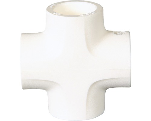 Racord cruce din plastic pentru țevi