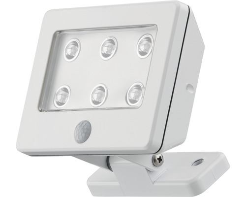 Proiector LED exterior Lero 0,36W 30 lumeni IP54, senzor de mișcare, lumină rece, alb Proiector LED exterior Lero 0,36W 30 lumeni IP54, senzor de mișcare, lumină rece, alb