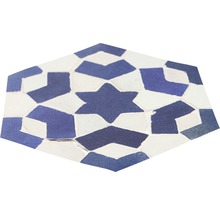 Placă hexagonală cu model în formă de stea