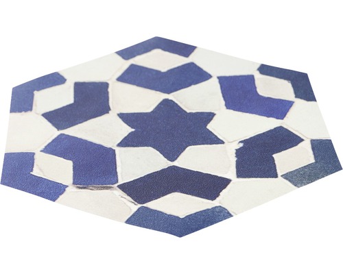 Placă hexagonală cu model în formă de stea