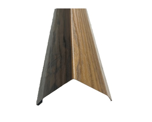 Colțar exterior Bravo pentru tablă cutată 0,4x60x2000 mm lemn stejar