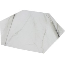 Placă de perete hexagonală cu aspect de marmură