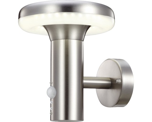 Aplică LED exterior Quebec 11W 891 lumeni, senzor de mișcare, IP44, oțel inoxidabil Aplică LED exterior Quebec 11W 891 lumeni, senzor de mișcare, IP44, oțel inoxidabil