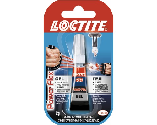 Adeziv instant Loctite Super Bond Power Flex Gel 2 g