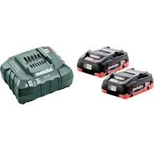 Set 2 acumulatori & stație de încărcare Metabo ASC 55 Basic 18V, capacitate 2x 4,0Ah Li-Ion-thumb-1 Set 2 acumulatori & stație de încărcare Metabo ASC 55 Basic 18V, capacitate 2x 4,0Ah Li-Ion-thumb-1