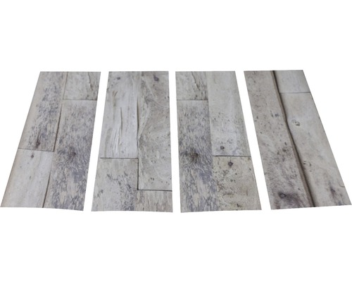 Autocolant antiderapant cadă/duș mySPOTTI Step On Wood Planks set 4 benzi 30x10 cm Patru panouri de podea din vinil cu aspect de lemn