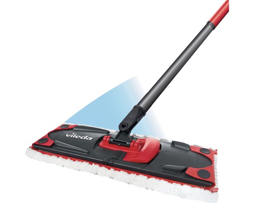 Mop Vileda cu mâner telescopic și husă din microfibră