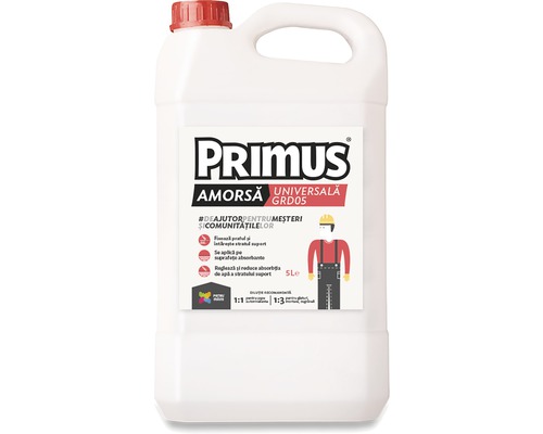 Amorsă universală Primus pentru suprafete absorbante 5 litri