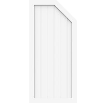 Element de extremitate Basic Line tip L stânga 70 x 150/120 cm, alb-thumb-0