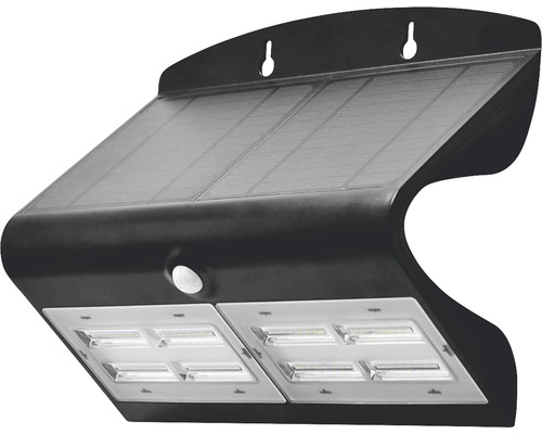 Aplică solară cu LED Butterfly 800 lumeni 6000K, senzor de mișcare, plastic