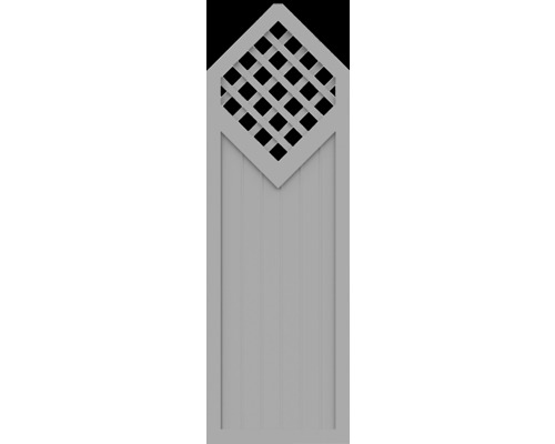 Element parțial BasicLine tip D 70 x 215/180 cm, gri argintiu