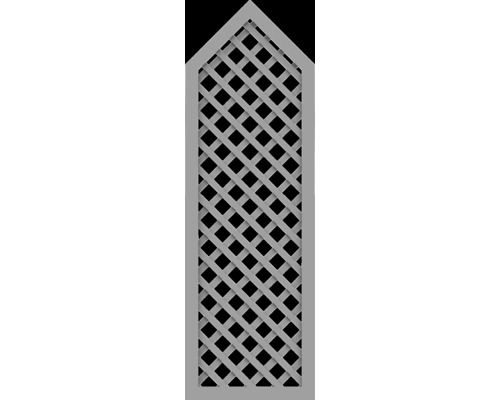 Element parțial BasicLine tip P 70 x 215/180 cm, gri argintiu