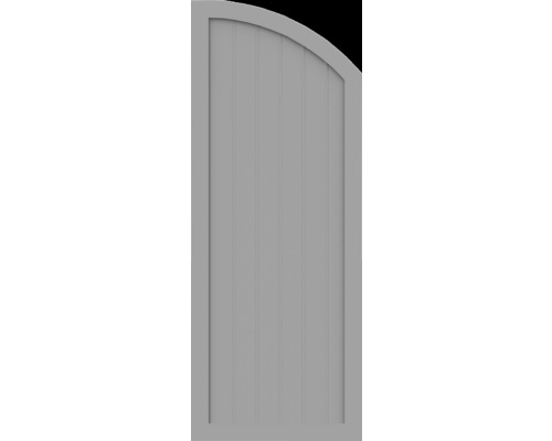 Element de extremitate BasicLine tip H dreapta 70 x 180/150 cm, gri argintiu