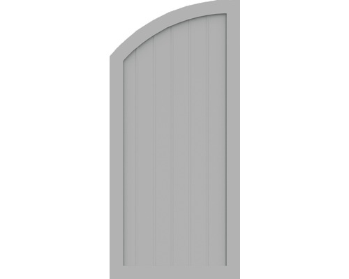 Element de extremitate BasicLine tip Q stânga 70 x 150/120 cm, gri argintiu-0