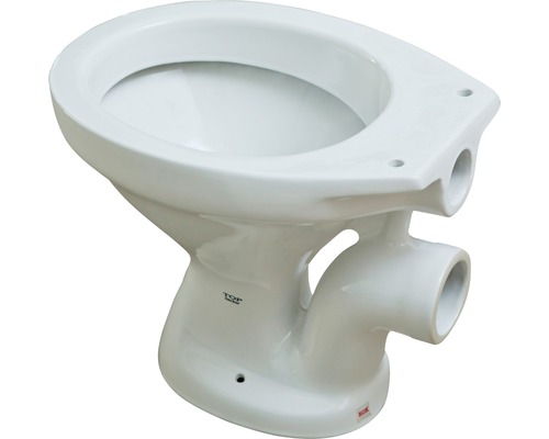 Toaletă ceramică albă pentru montare pe perete