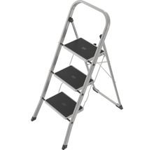 Scară de uz casnic cu trei trepte din metal