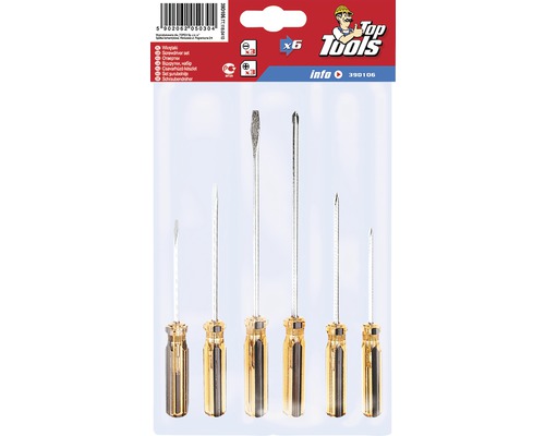 Set șurubelnițe Top Tools, șase piese