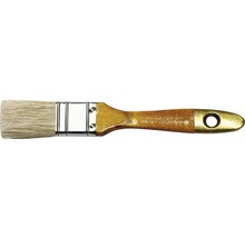 Pensulă lată pt. vopsele de interior 40 mm fir mixt mâner lemn lăcuit-thumb-0