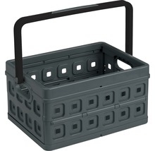 Coș de cumpărături pliabil din plastic cu mâner