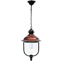 Pendul Neapol E27 max. 1x60W, pentru exterior IP23, negru/roșu