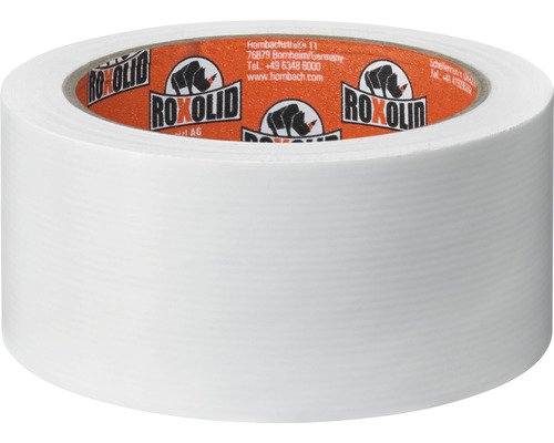 O rolă de bandă adezivă albă