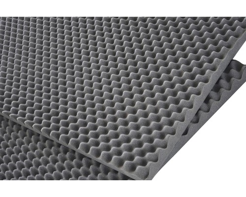 Cofrag profilat fonoabsorbant RF2828 gri antracit 1000x1000x30 (15+15) mm