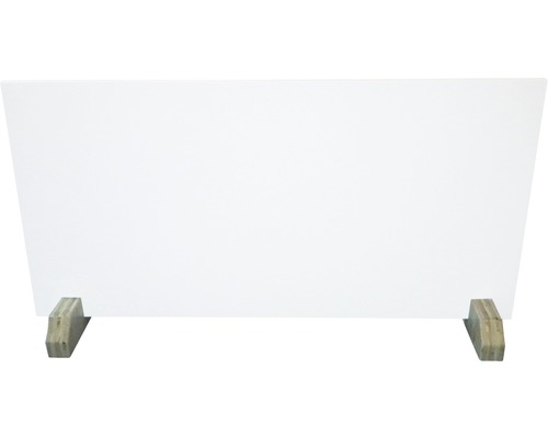 Suport de masă din sticlă acrilică transparentă cu picioare din lemn