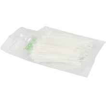 Colier plastic/șoricei prindere Haupa 2,5x100 mm, pachet 100 bucăți, transparent