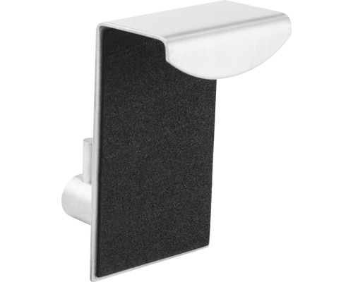 Agățător de ușă din metal cu protecție din pâslă