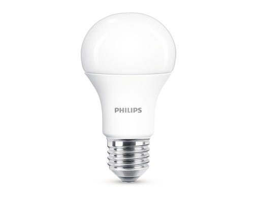 Bec LED Philips E27 12,5W 1521 lumeni, glob mat A60, lumină rece