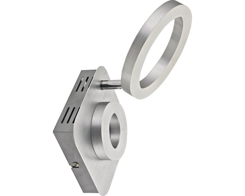 Lampa de perete din metal cu element de design inelar