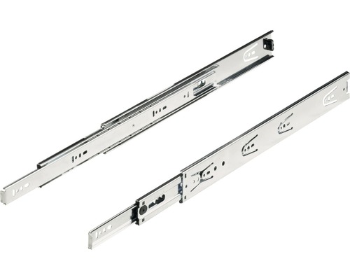 Glisiere tip șină cu bile Hettich KA5632 250mm, max. 45kg, oțel cromat, 1 pereche