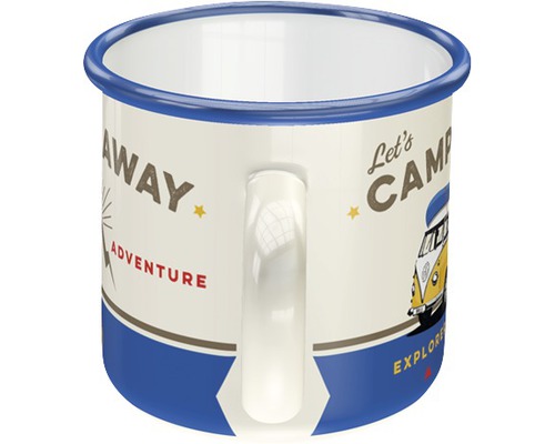 Cană de camping cu imprimeu