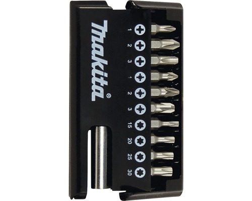 Set de biți Makita cu diverse biți de șurubelniță