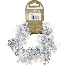 Ghirlandă cu fulgi de zăpadă, 2,70 metri, decorațiune de Crăciun