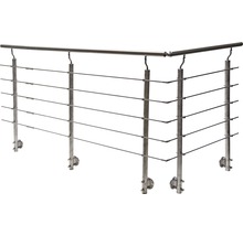 Balustradă din oțel inoxidabil cu bare orizontale